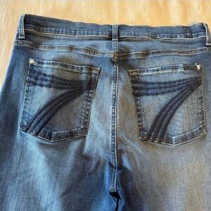 7s jeans, dojo trouser fit size 34